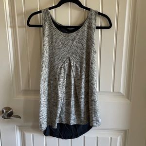 Liz Lange soft black heathered maternity tank XS